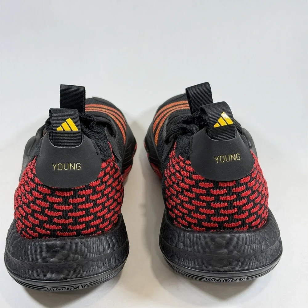 Adidas Mens-9‎ Womens-10 Trae Young 2.0 Basketball Shoes Sneakers Hawk Black Red